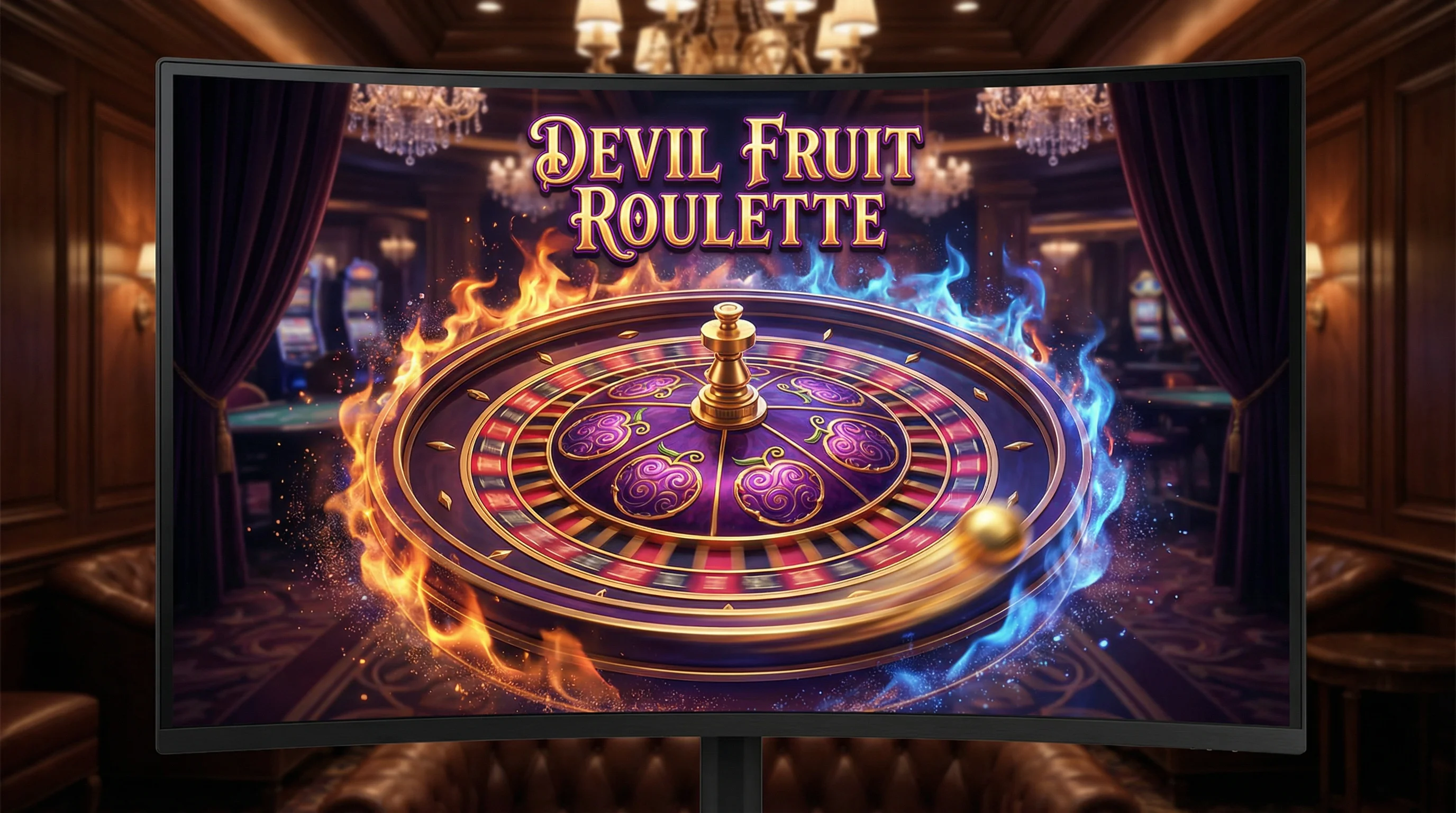 Roleta com Chamas Diabólicas - 15win