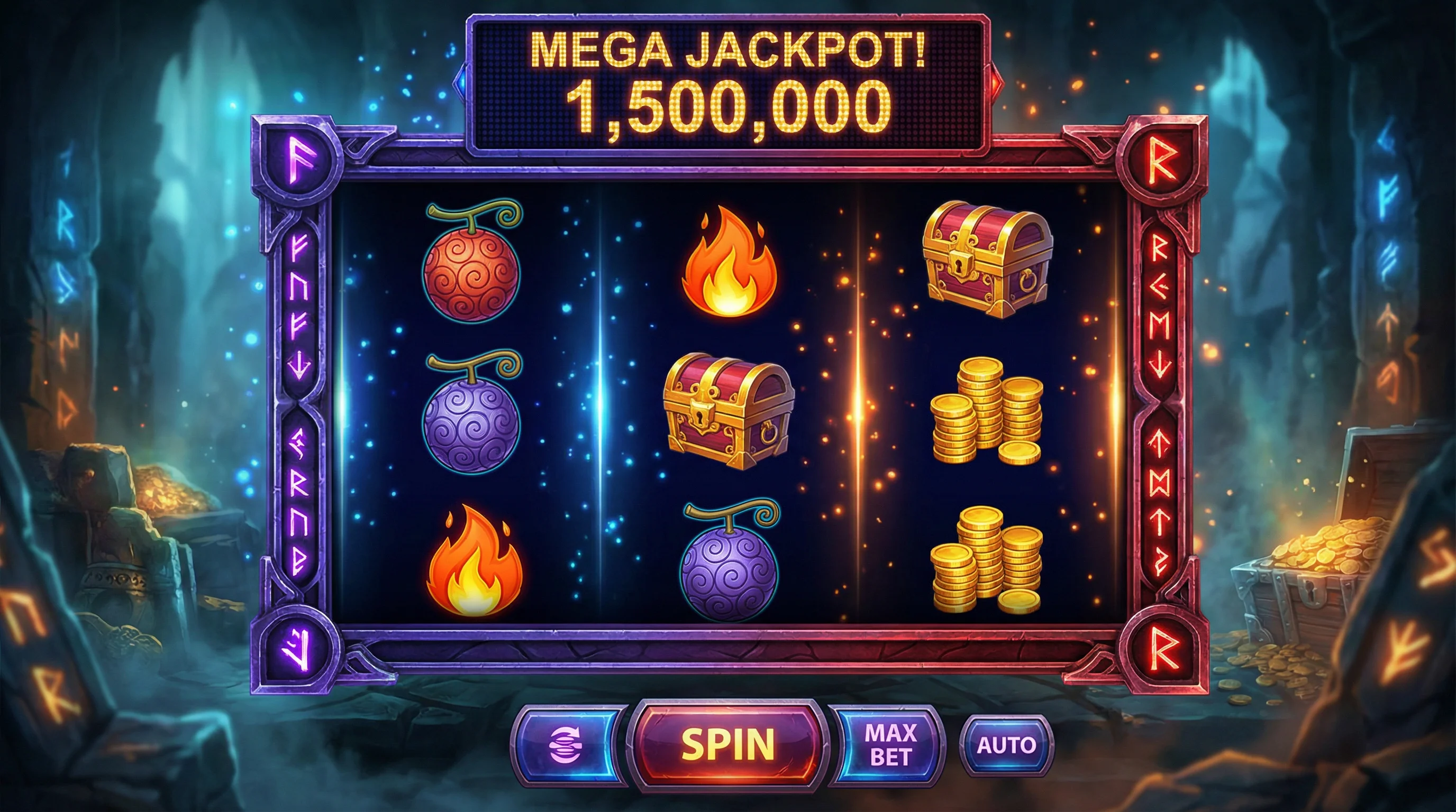 Caça-Níqueis com Tema de Frutas Diabólicas - 15win